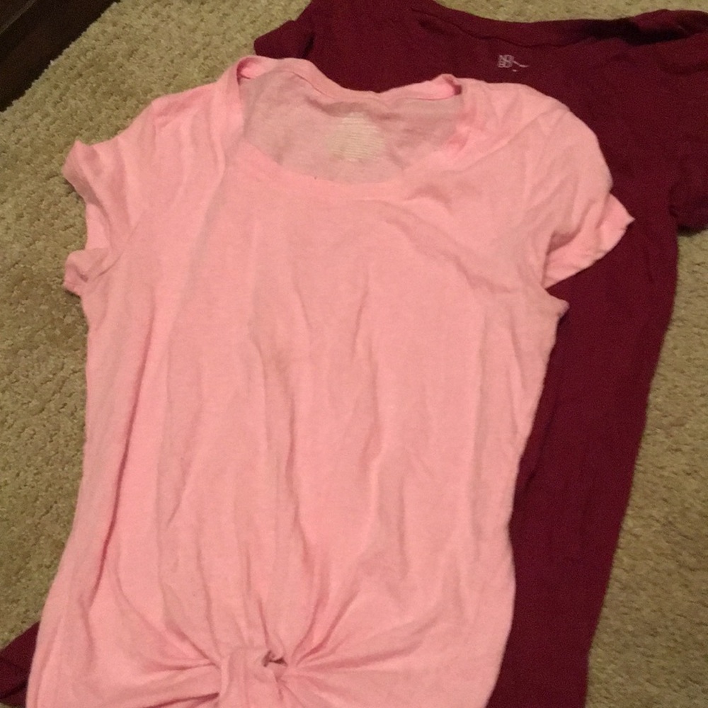 Red and Pink T shirts
